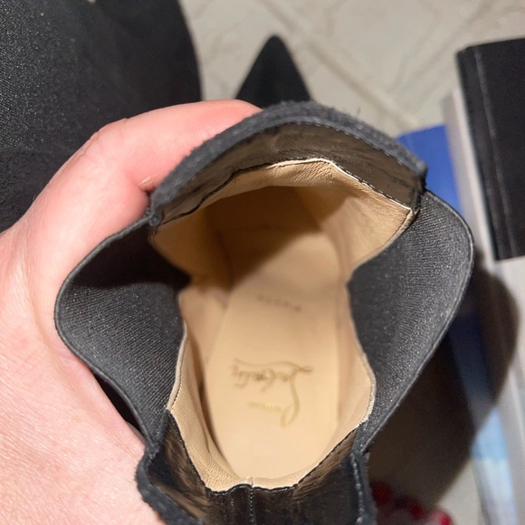 Christian Louboutin Astribooty 100 Suede Ankle Boots size 35 - Picture 3 of 10